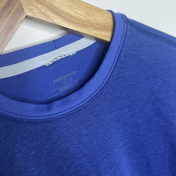 Patagonia women’s blue long sleeve top size S - Picture 2 of 5